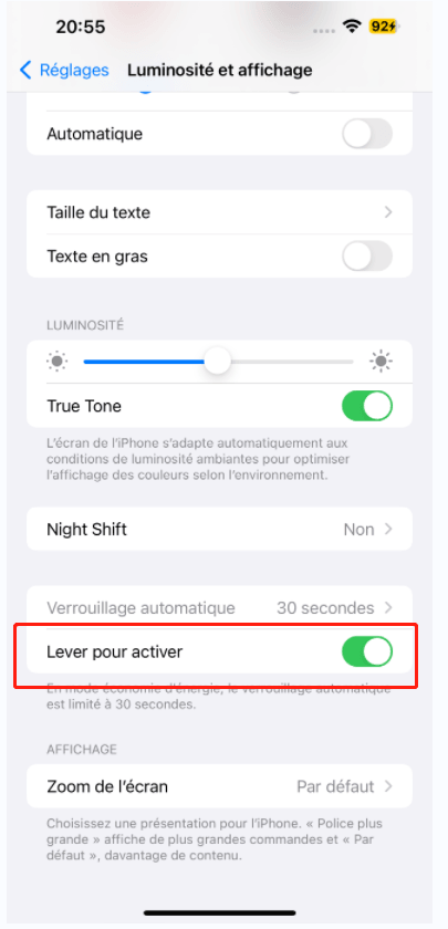 toujours allumé