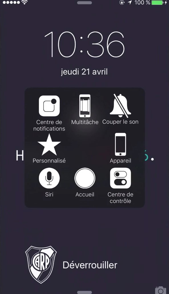 modification ecran verrouille